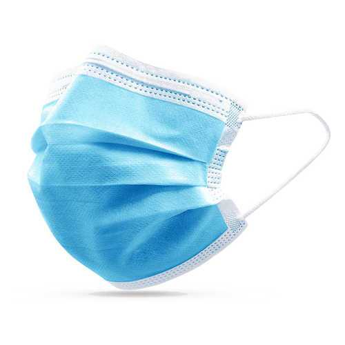 Защитная маска для лица TEWSON, 50 шт. в упаковке голубая в Фармаимпекс
