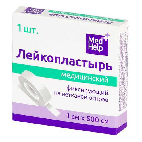 Пластырь фиксирующий MedHelp на нетканой основе 1 х 500 см в Фармаимпекс