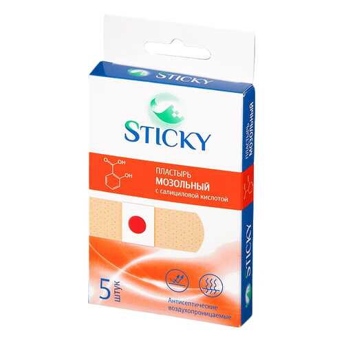 Пластырь мозольный Sticky 5 шт. в Фармаимпекс