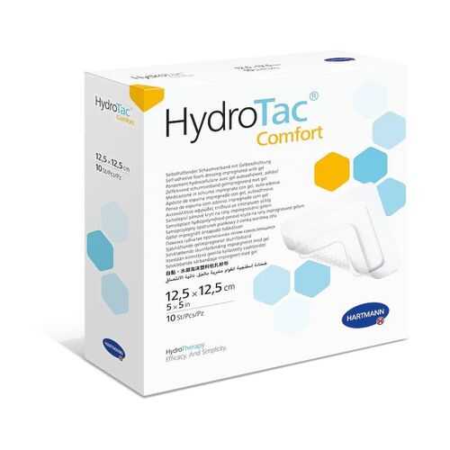 Повязка Hydrotac comfort Гидротак комфорт губчатая самоклеящаяся 12,5х12,5 см 10 шт. в Фармаимпекс