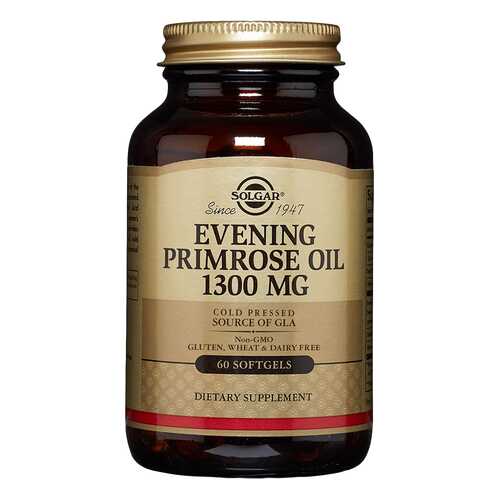 Evening Primrose Oil Solgar 1300 мг гелевые капсулы 60 шт. в Фармаимпекс