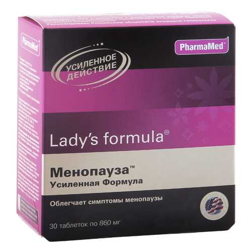 Lady's formula PharmaMed менопауза усиленная формула таблетки 30 шт. в Фармаимпекс