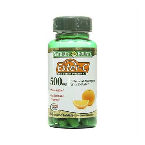 Nature's Bounty Ester-C 500 мг таблетки 60 шт. в Фармаимпекс