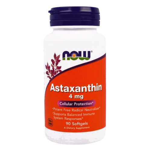 Для зрения NOW Astaxanthin 4 мг 90 капсул в Фармаимпекс