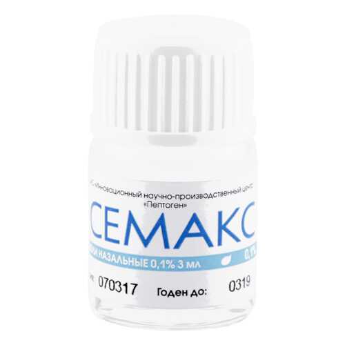 Семакс капли 0,1 % 3 мл в Фармаимпекс
