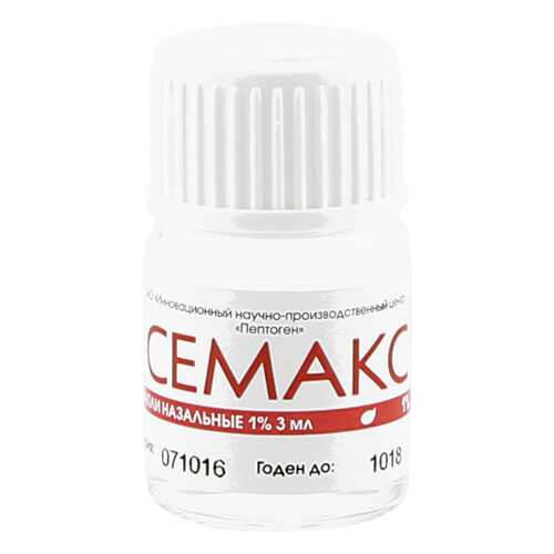 Семакс капли 1 % 3 мл в Фармаимпекс