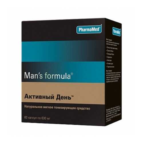 Man's formula PharmaMed активный день 30 капсул в Фармаимпекс