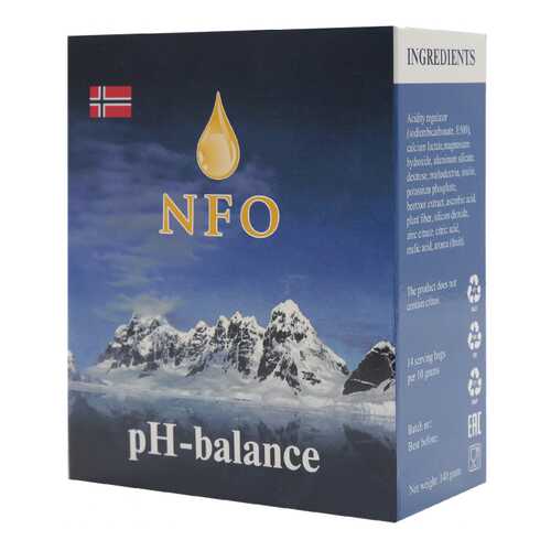 Добавка Norwegian Fish Oil PH-баланс порошок 14 шт. в Фармаимпекс