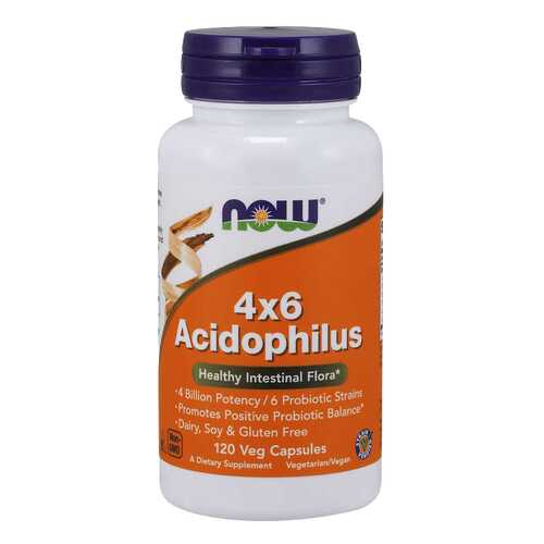 Для пищеварения NOW Acidophilus 4x6 120 капсул в Фармаимпекс