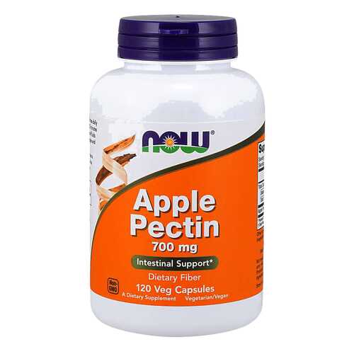 Для пищеварения NOW Apple Pectin 700 мг 120 капсул в Фармаимпекс