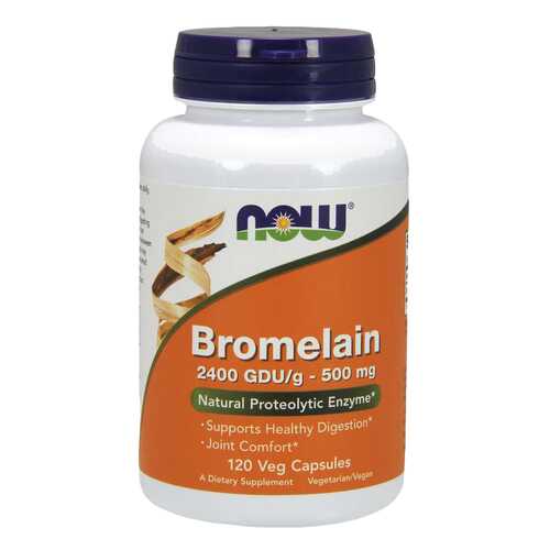 Для пищеварения NOW Bromelain 500 мг120 капсул в Фармаимпекс