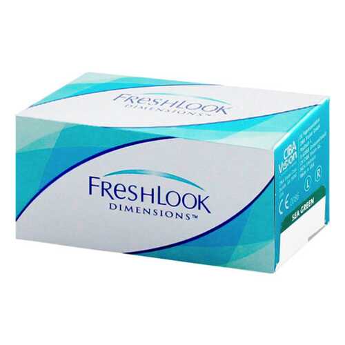 Контактные линзы FreshLook Dimensions 2 линзы без упаковки R 8,6 -4,00 Голубые в Фармаимпекс