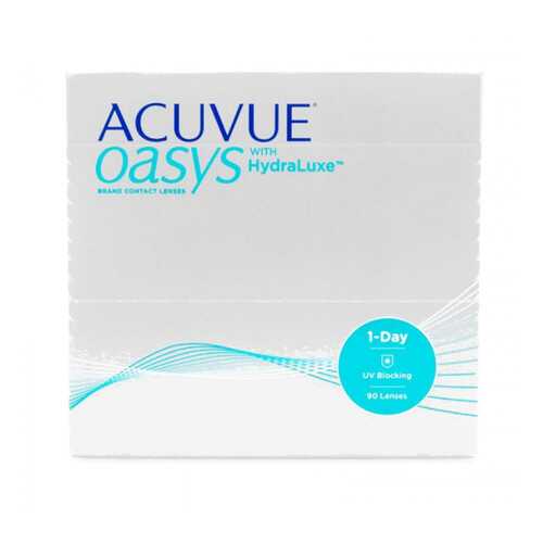 Контактные линзы Acuvue Oasys 1-Day with HydraLuxe 90 линз R 9,0 -3,50 в Фармаимпекс