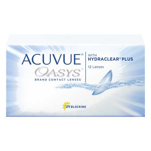 Контактные линзы Acuvue Oasys with Hydraclear Plus 12 линз R 8,4 +7,50 в Фармаимпекс