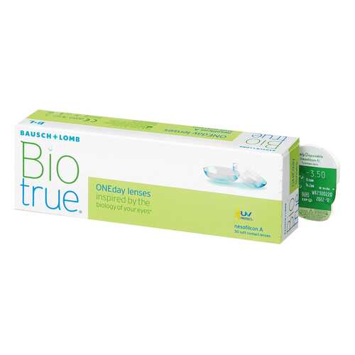 Контактные линзы Biotrue ONEday 30 линз -1,50 в Фармаимпекс