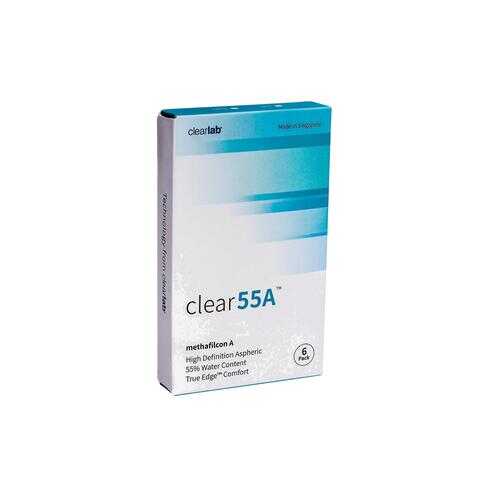 Контактные линзы ClearLab Clear 55 A 6 линз R 8.7 -01,50 в Фармаимпекс