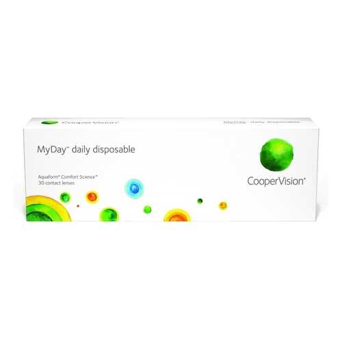 Контактные линзы MyDay Daily disposable 30 линз R 8,4 -2,00 в Фармаимпекс