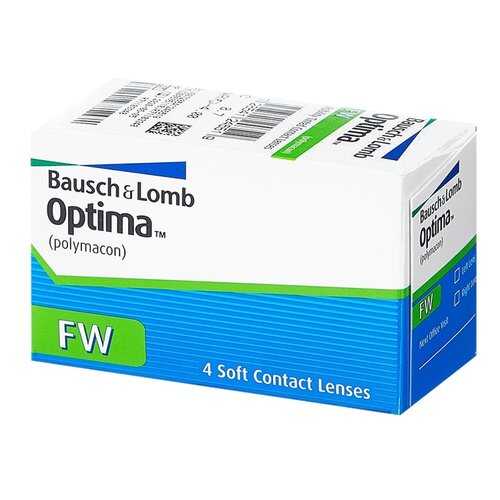 Контактные линзы Optima FW 4 линзы R 8,4 -8,50 в Фармаимпекс