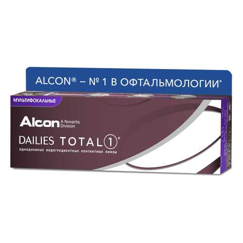 Контактные линзы Dailies Total1 Multifocal 30 линз Medium от +1,25 до +2,00 R 8,5 -3,00 в Фармаимпекс