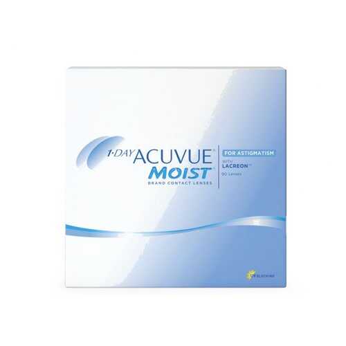 Контактные линзы 1-Day Acuvue Moist for Astigmatism 90 линз -5,00/-2,25/180 в Фармаимпекс
