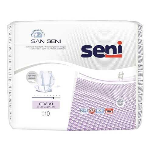 Анатомические подгузники для взрослых, 10 шт. San Seni Maxi в Фармаимпекс