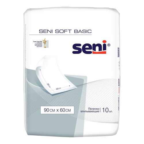 Пеленки SENI Soft Basic 90 x 60 см B010-J03 10 шт. в Фармаимпекс