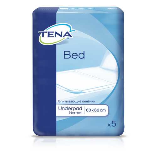 Пеленки Tena Bed Underpad Normal 60 х 60 5 шт. в Фармаимпекс