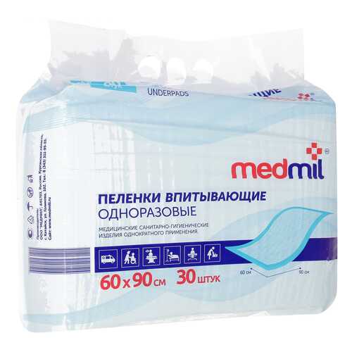 Пеленки впитывающие Medmil 60x90 см Оптима 30 шт. в Фармаимпекс