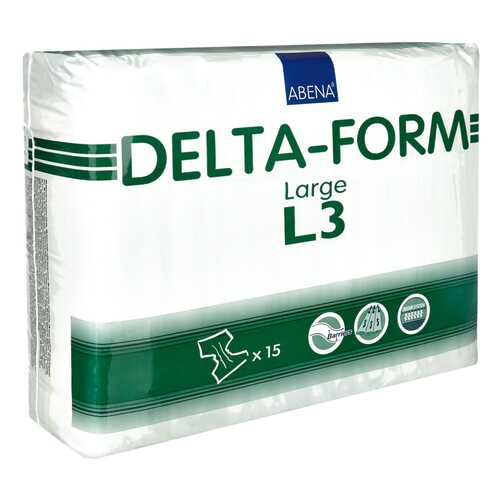 Подгузники для взрослых L3, 15 шт. Abena Delta-Form в Фармаимпекс