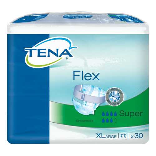 Подгузники для взрослых с поясом, XL, 30 шт. Tena Flex Plus в Фармаимпекс