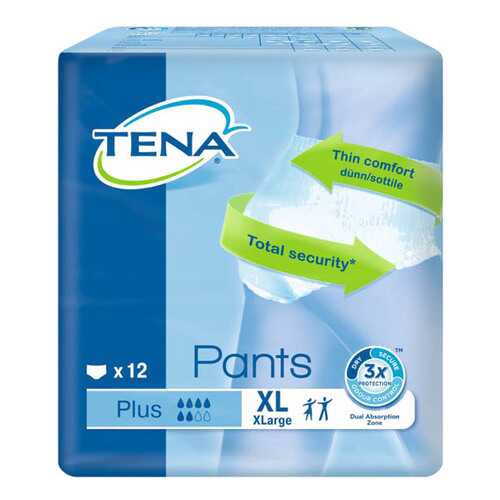 Подгузники для взрослых Tena Pants Plus XL 12 шт. в Фармаимпекс