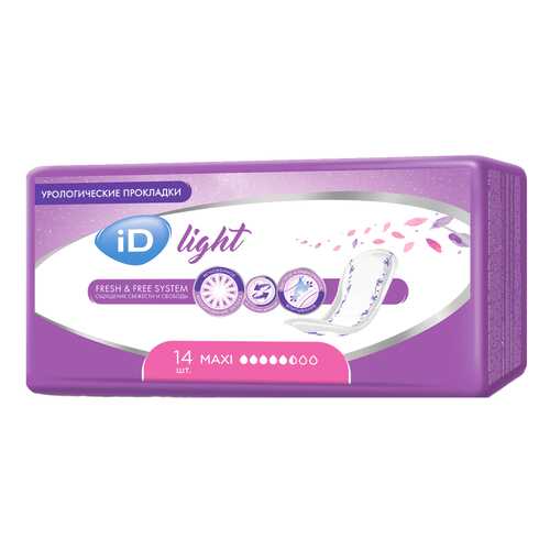 Урологические прокладки iD light maxi 14 шт. в Фармаимпекс