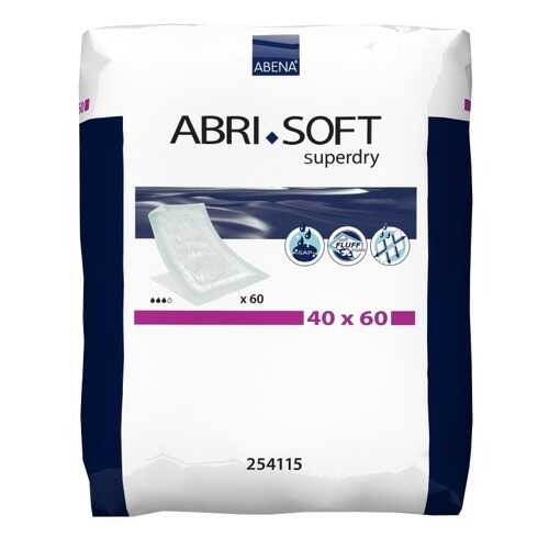 Впитывающие пеленки, 40x60 см, 60 шт. Abena Abri-Soft Superdry в Фармаимпекс