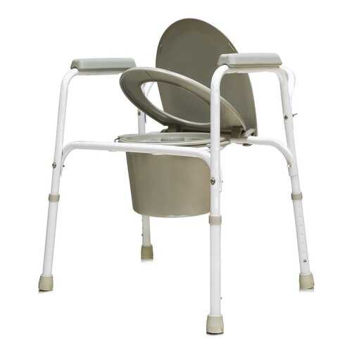 Кресло-туалет Amrus AMCB6803, со спинкой, стальное в Фармаимпекс