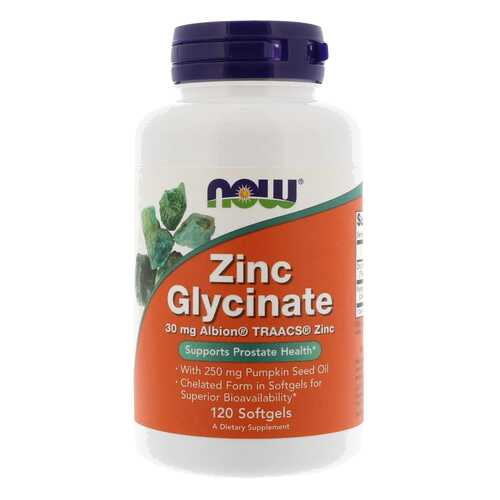 Zinc Glycinate Now капсулы 30 мг 120 шт. в Фармаимпекс