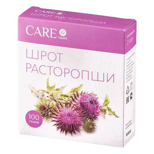 Расторопша шрот Care Health 100 г в Фармаимпекс