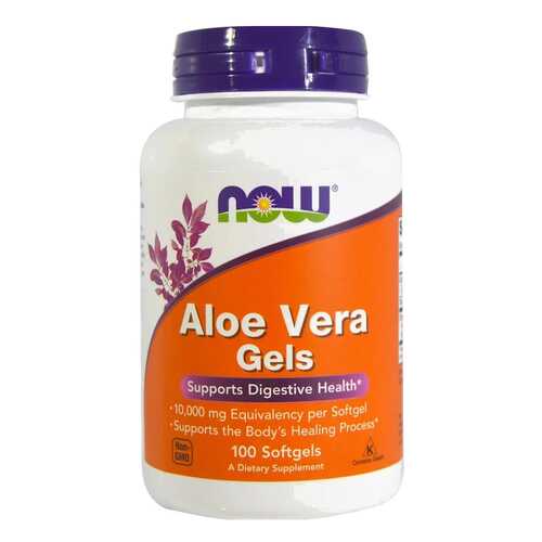 Добавка для здоровья NOW Aloe Vera Gels 100 капс. натуральный в Фармаимпекс