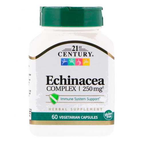 Экстракт эхинацеи 21ST CENTURY Echinacea вег. капсулы 60 шт. в Фармаимпекс