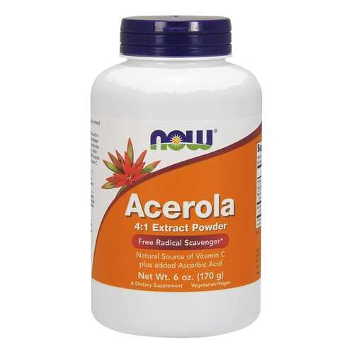 Антиоксидант NOW Acerola Powder 170 г натуральный в Фармаимпекс