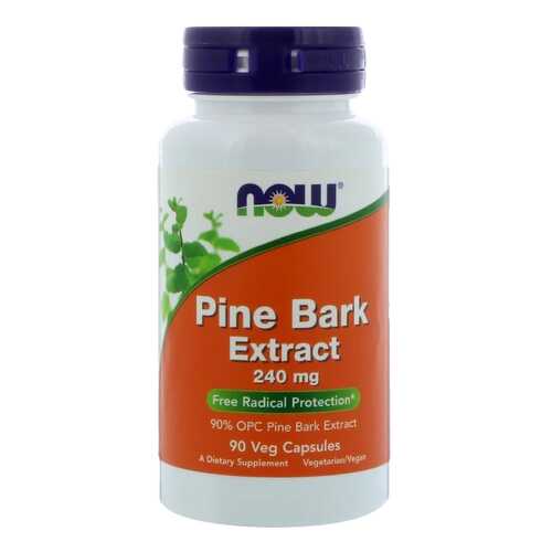 Антиоксидант NOW Pine Bark Extract 90 капсул в Фармаимпекс