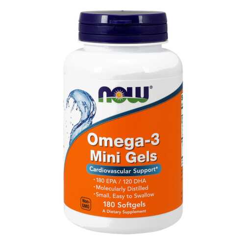 Omega-3 NOW Mini Gels 180 капс. в Фармаимпекс