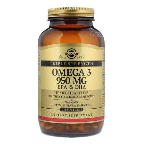 Omega-3 Solgar Epa&Dha Triple Strength 100 капс. в Фармаимпекс