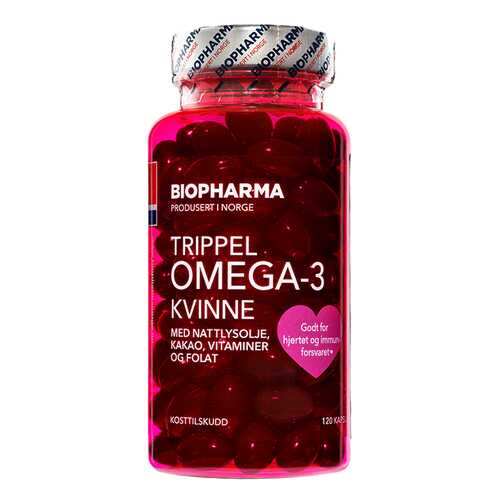 Тройная Омега-3 Biopharma для женщин капсулы 120 шт. в Фармаимпекс